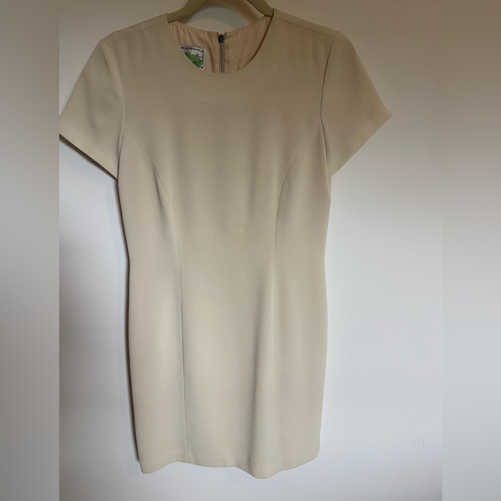 Lena Gabrielle Cream Align Dress